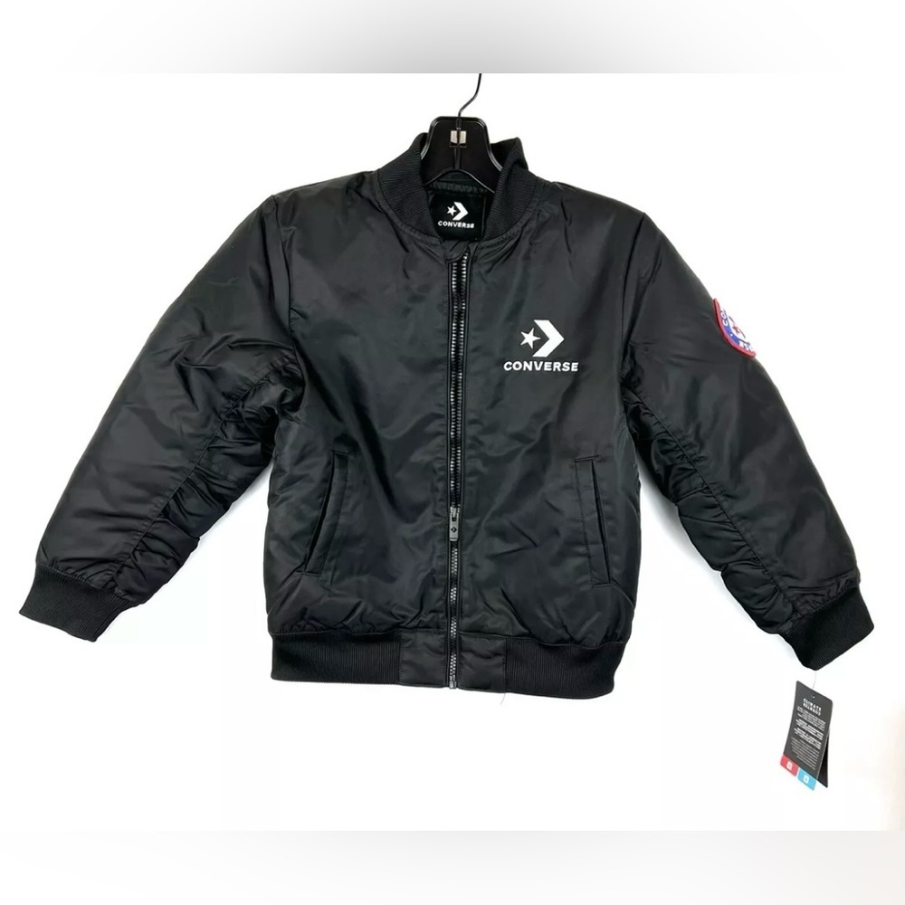 Converse Youth Boy’s Black Winter Coat Size Small